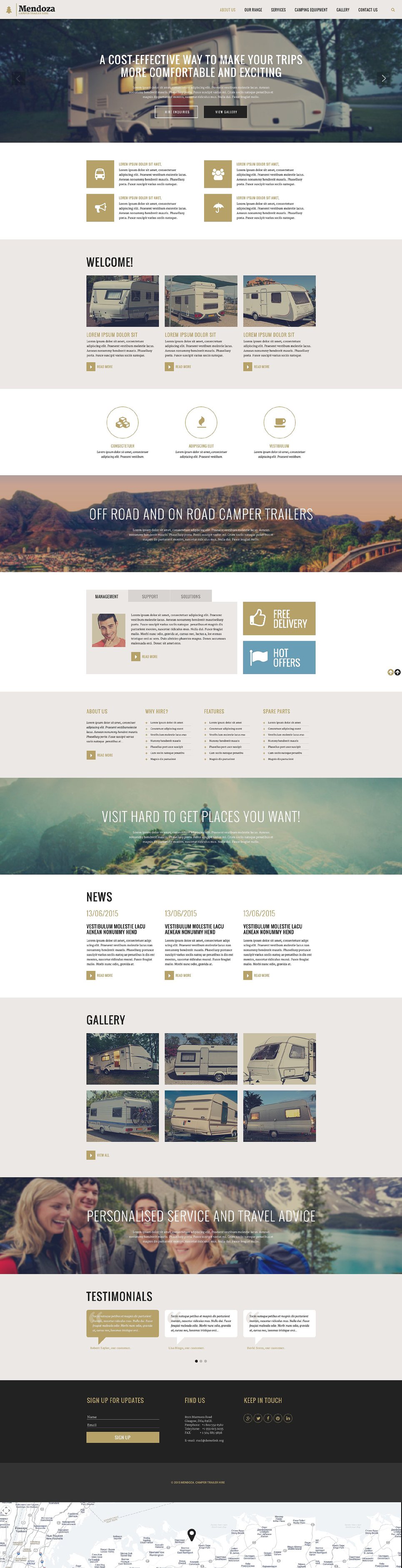 Mendoza Website Template New Screenshots BIG