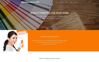 Painting Contractor Website Template