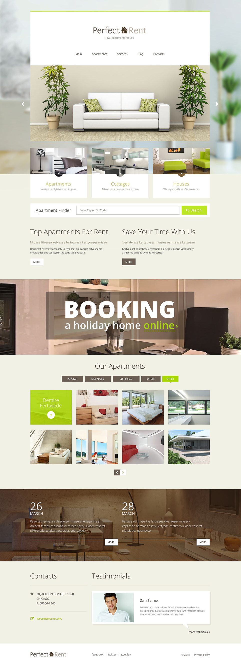 Perfect Rent Joomla Template New Screenshots BIG