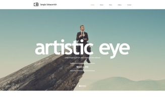 Photographer Portfolio Responsive Website Template