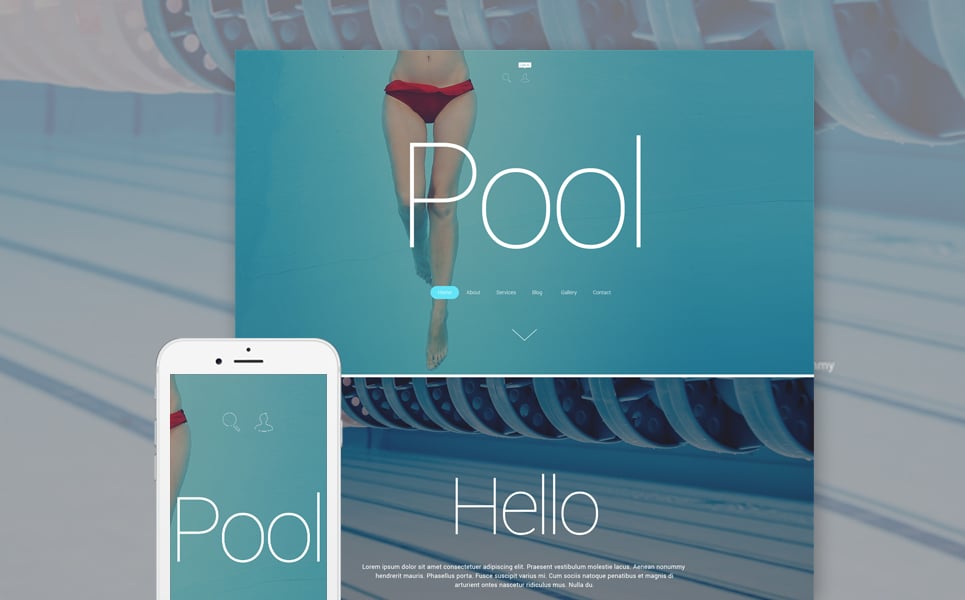 Pool Cleaning WordPress Theme New Screenshots BIG