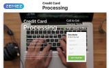 Credit Card Processing - Merchant Services Creative HTML Bootstrap Motyw Landing Page Mały zrzut ekranu Responsywny szablon Landing Page Credit Card Processing - Merchant Services Creative HTML #55254
