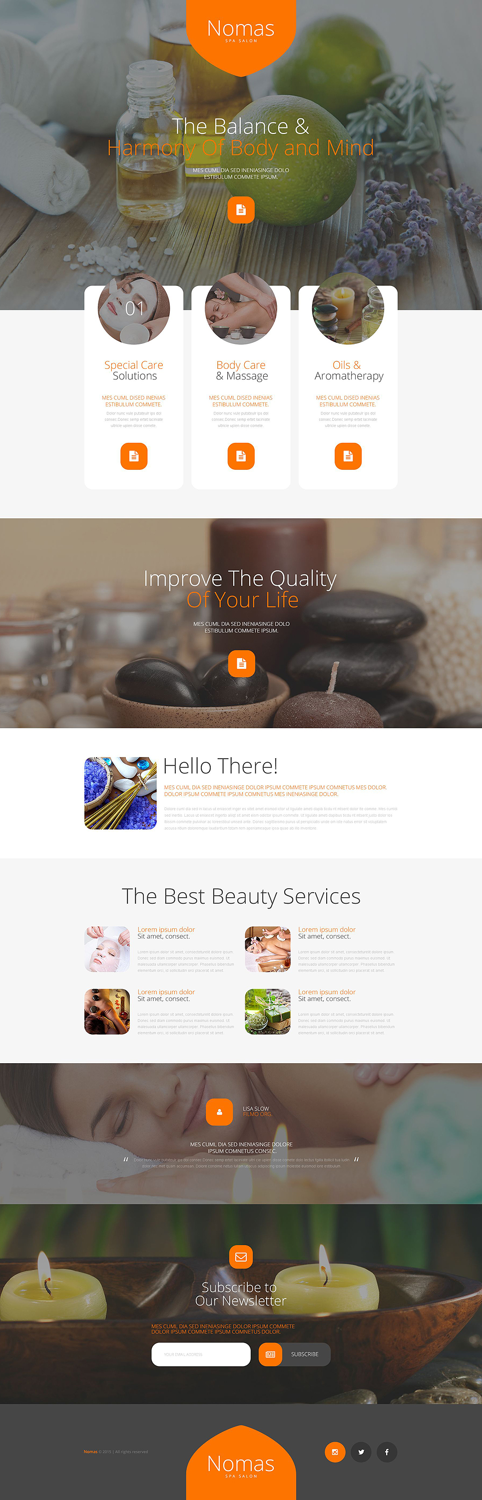 Spa Accessories Responsive Landing Page Template New Screenshots BIG