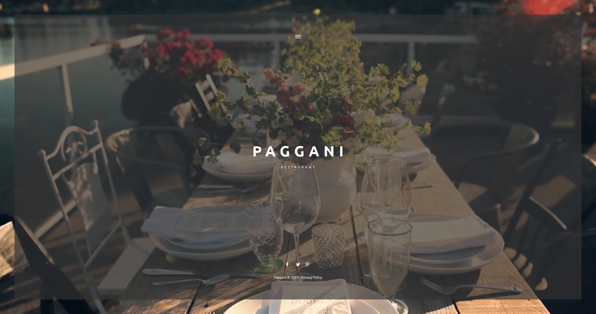 Tema De WordPress "Cafetería y Restaurante" #55262 - captura de pantalla