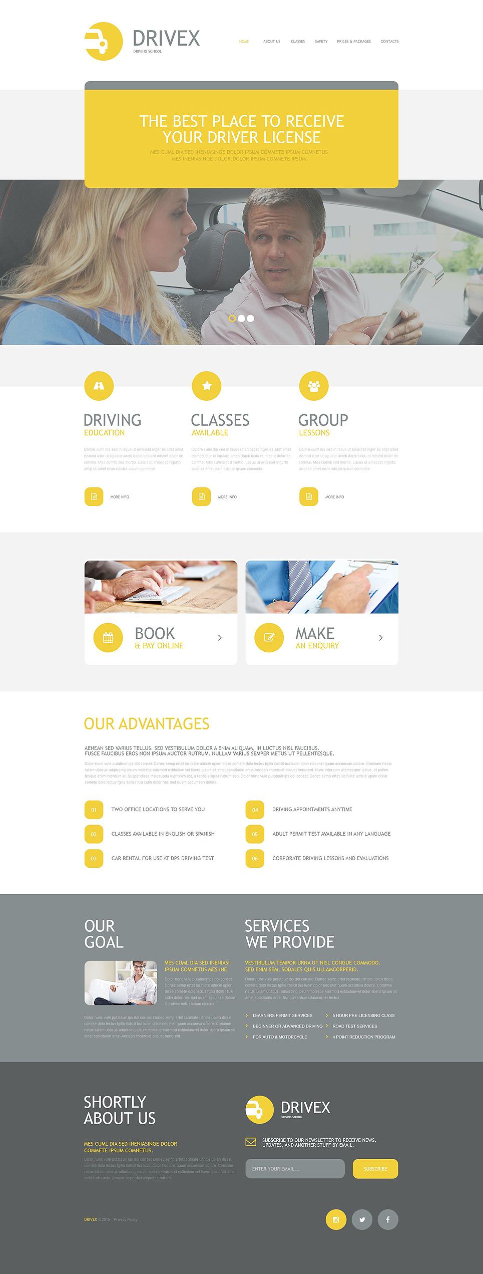 Traffic School Muse Template New Screenshots BIG