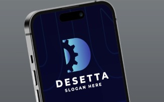 Letter D Advanced Technology Logo