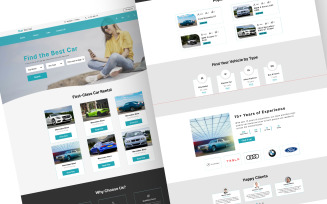 Car Rental - Landing Page Figma