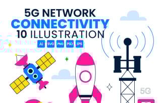 10 5G Network Connectivity Illustration