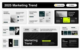 2025 Marketing Trend Google Slide Template