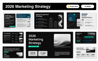 2026 Marketing Strategy Google Slide Template