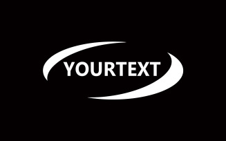 Modern Abstract Swirl text Logo Template | Clean Professional Design (AI, EPS)