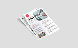 Modern Business Case Study Template | A4 Corporate Layout Design