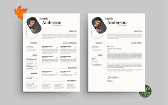 Minimal Resume and CV Template Design