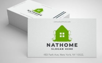 Natural Eco-Friendly Home Logo