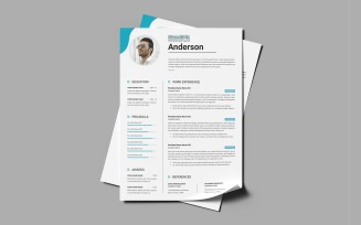 Resume Template 4 Page CV Template
