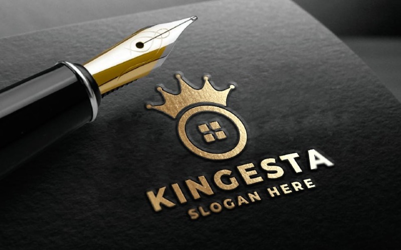 Royal Standard in Luxury Real Estate Logo Logo Template
