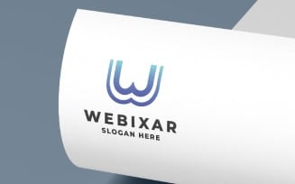 Web Digital Connectivity Letter W Logo