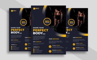 Fitness Gym Promotion Flyer Template Ver=1