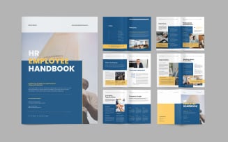 HR Employee Handbook Design Template