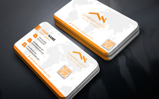 Classic Modern Card | Visiting Card Template | E-Card Template