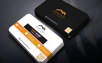 Clean Layout Card | Visiting Card Template | E-Card Template