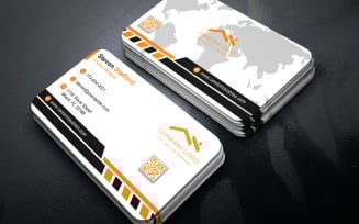 Clean Modern Card Design | Visiting Card Template | E-Card Template