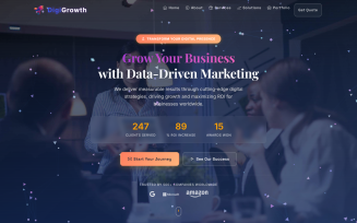 DigiGrowth - Digital Marketing Agency Landing Page