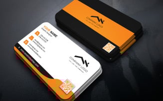 Elegant Minimal Card | Visiting Card Template | E-Card Template