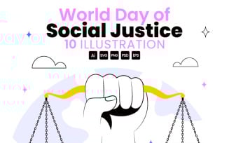 10 World Day of Social Justice Illustration