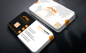 Professional Card Template | Visiting Card Template | E-Card Template