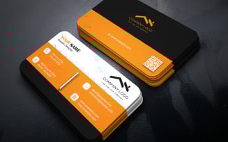 Simple Modern Card | Visiting Card Template | E-Card Template