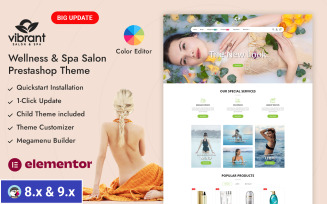 Vibrant - Wellness & Spa Salon Prestashop Responsive Theme