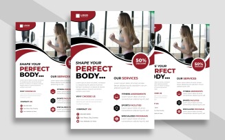 Fitness Gym Promotion Flyer Template Ver-4