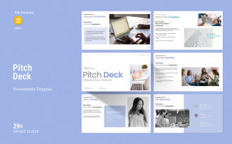 Investor Pitch Deck Google Slides Presentation Template.