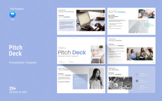 Investor Pitch Deck Keynote Presentation Template.