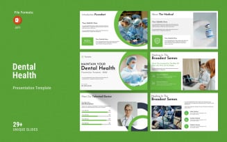 Maintain Your Dental Health PowerPoint Template