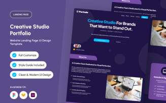 Porindo Creative Studio Portfolio Landing Page