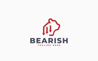 Bear Trade Logo Template Design