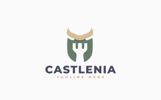 Castle Knight 2 Logo Template Design