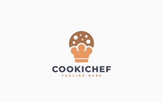 Cookies Chef Logo Template Design