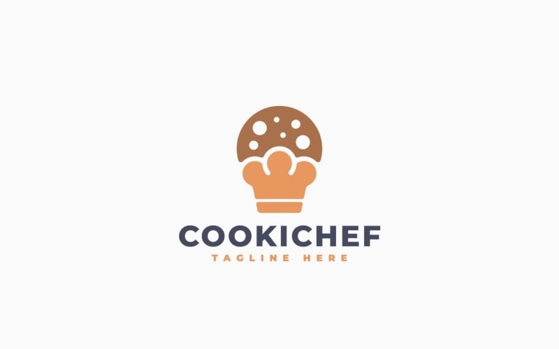Cookies Chef Logo Template Design