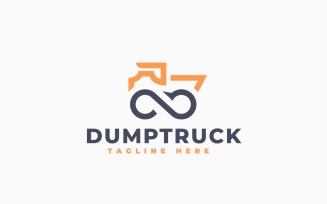 Dump Truck Logo Template Design