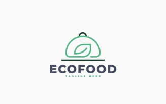 Eco Food Logo Template Design