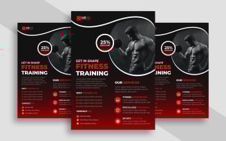 Fitness Gym Promotion Flyer Template Ver-6