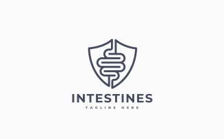 Intestines Care Logo Template Design