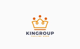 King Group Logo Template Design