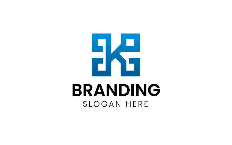 Letter KG company logo-1054 Logo Template