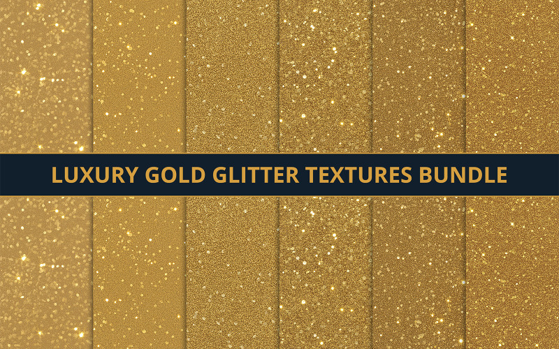 Luxury Gold Glitter Textures Pack Background