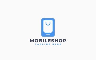 Mobile Shop Logo Template Design