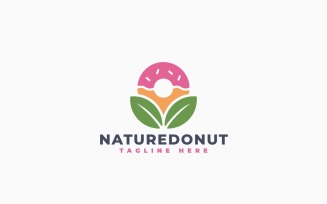 Nature Donut Logo Template Design